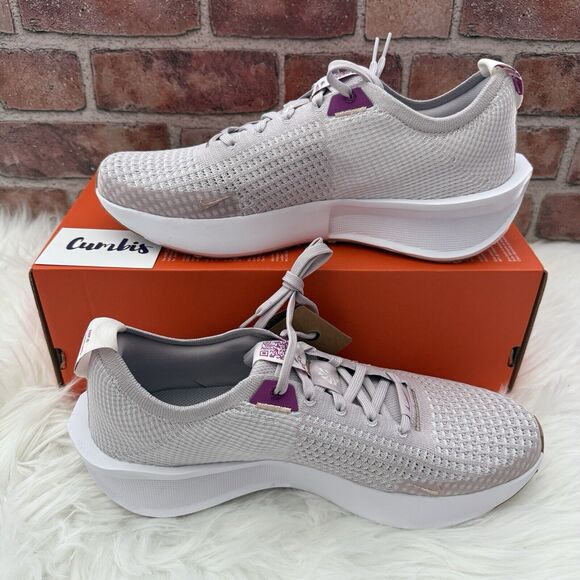 Nike Interact Run Women's Size 10 Platinum Violet / Bronze‎ FD2292 010 - Picture 3 of 12